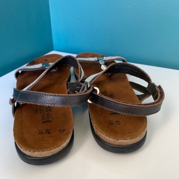 NAOT Embellished Leather Sandals Womens Size 10 Eur 41 - Picture 5 of 9